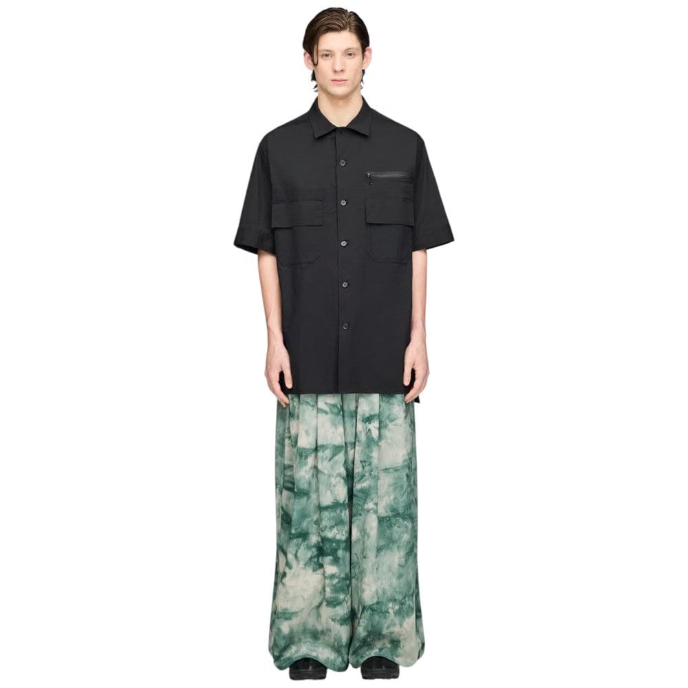 Y-3 RAW EDGE 3 STRIPES AOP WIDE PANTS