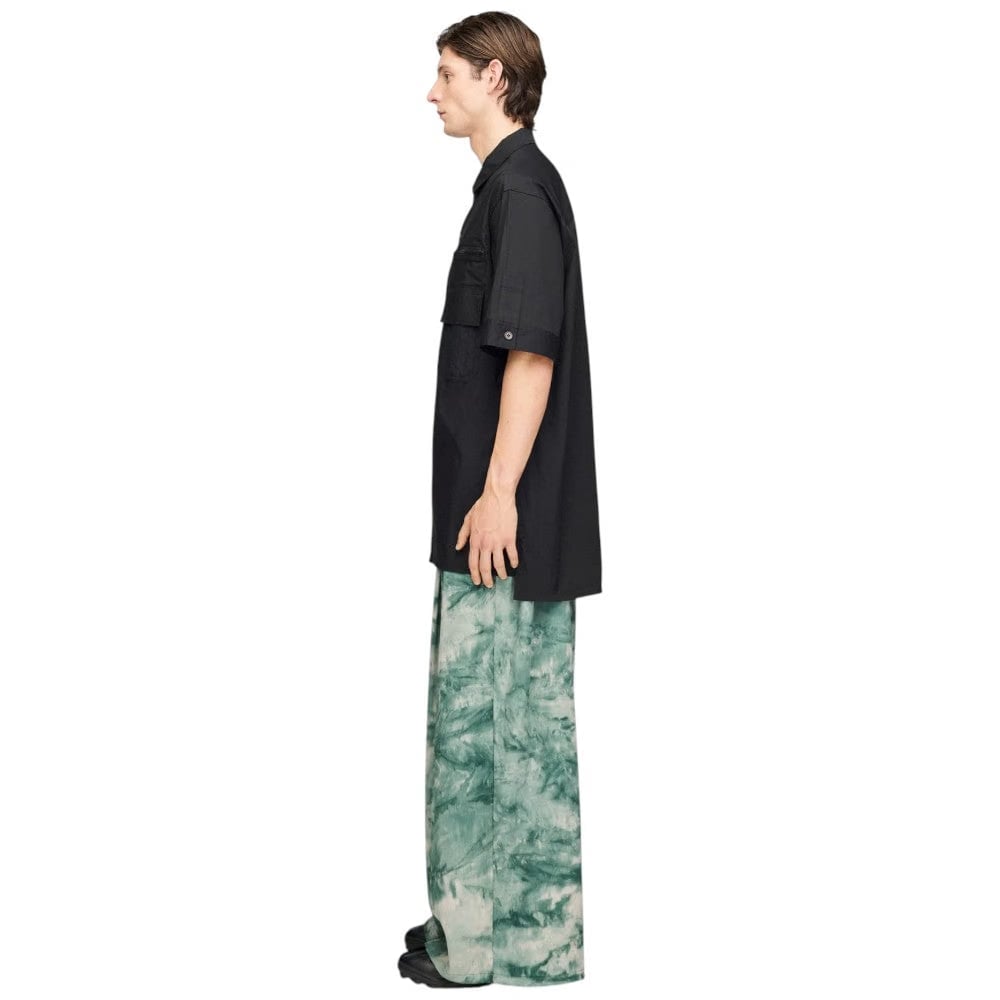 Y-3 RAW EDGE 3 STRIPES AOP WIDE PANTS