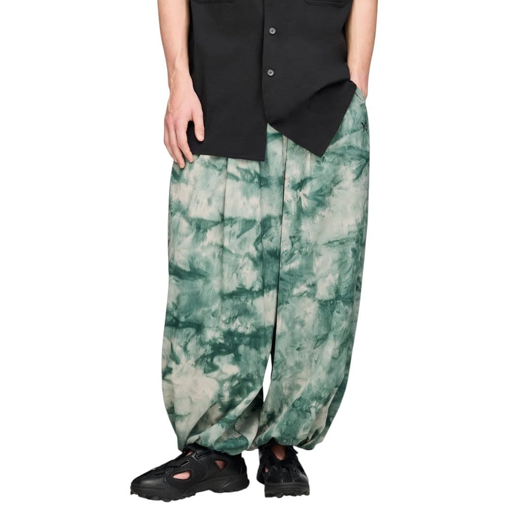 Y-3 RAW EDGE 3 STRIPES AOP WIDE PANTS