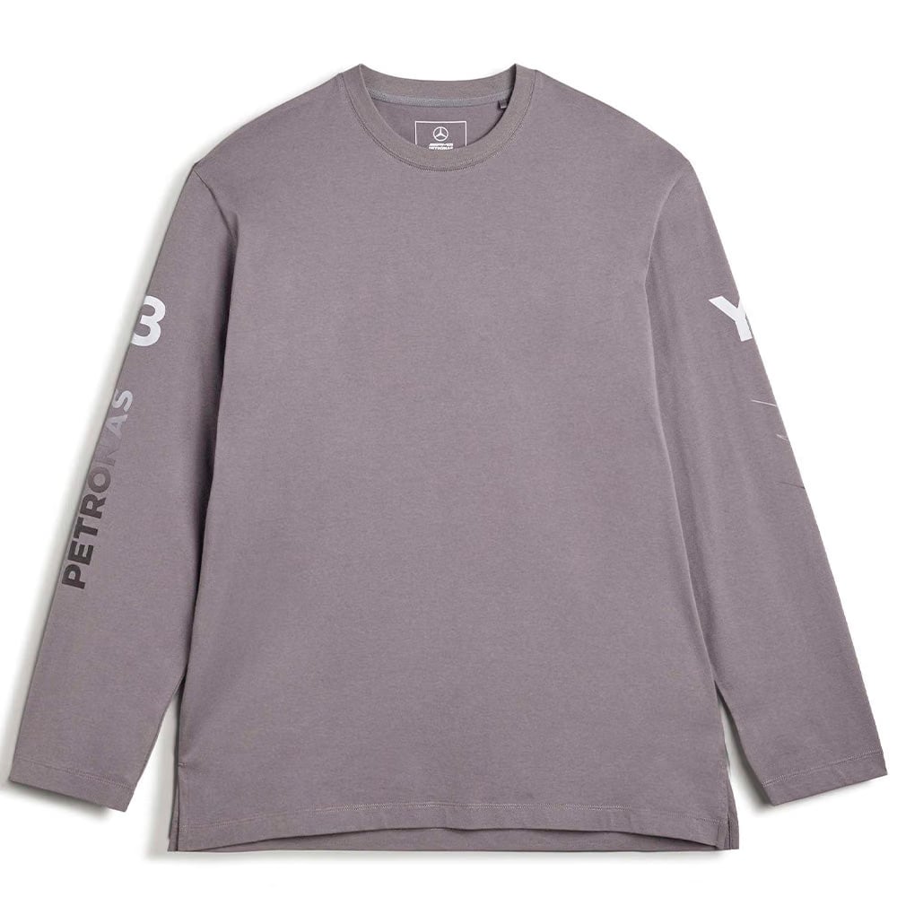 Y-3 MERCEDES CHAOS LOGO LONG SLEEVE T-Shirt