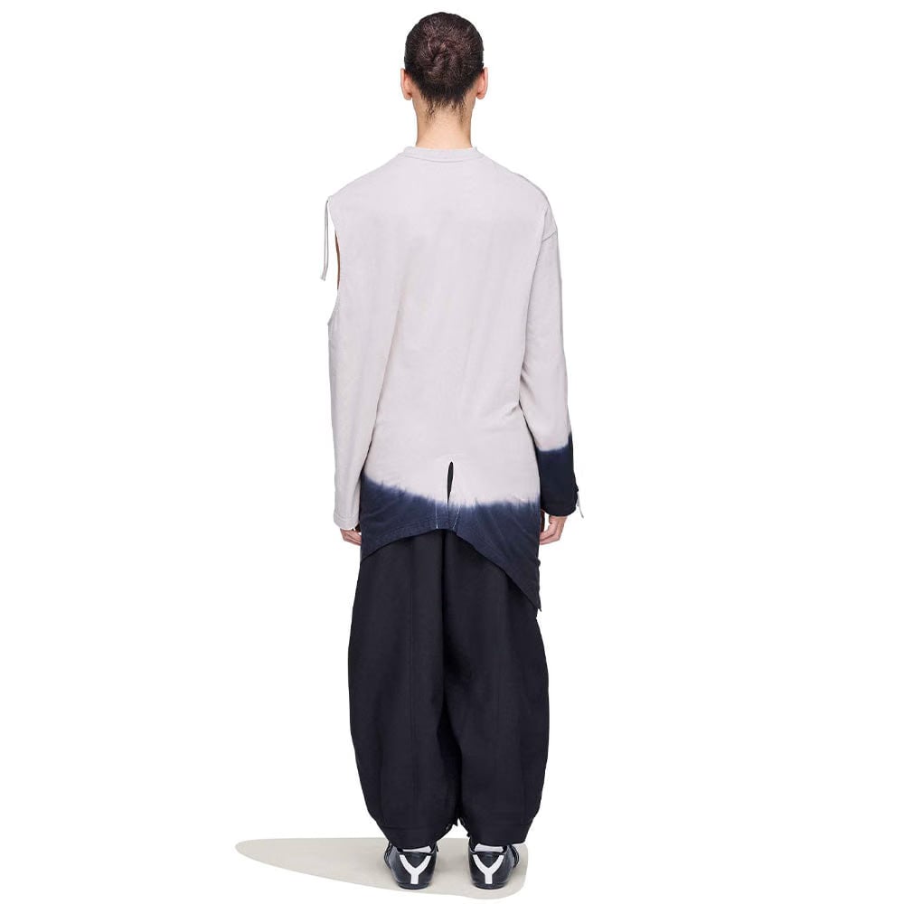 Y-3 DIP DYE CINCHED DRAPE TEE