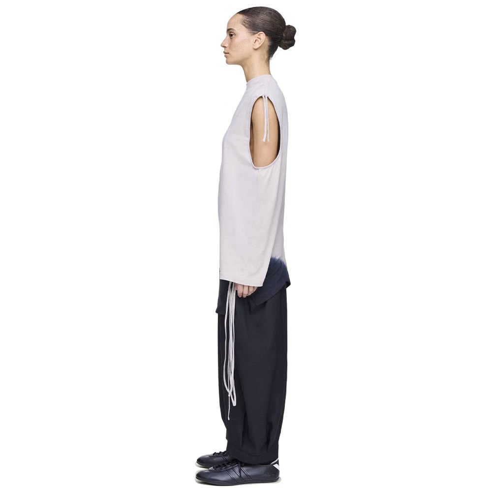 Y-3 DIP DYE CINCHED DRAPE TEE