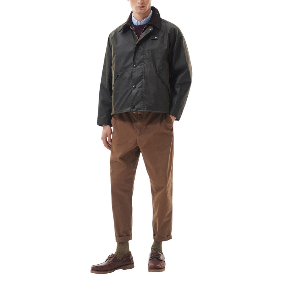 BARBOUR TRANSPORT WAXED JACKET