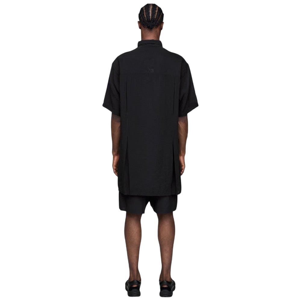 Y-3 PLACED GRAPHIC SHORT SLEEVE LONG SHIRT