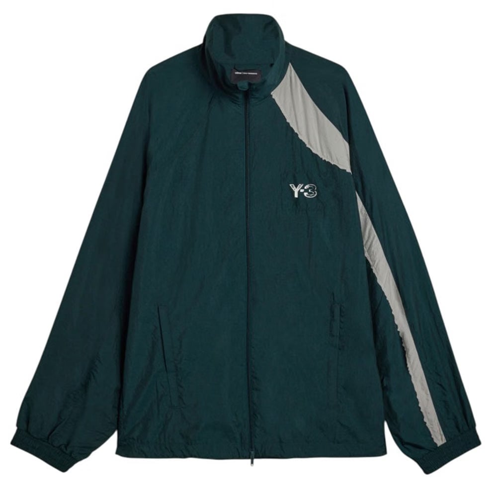 Y-3 RAW EDGE 3 STRIPES NYLON SHELL JACKET