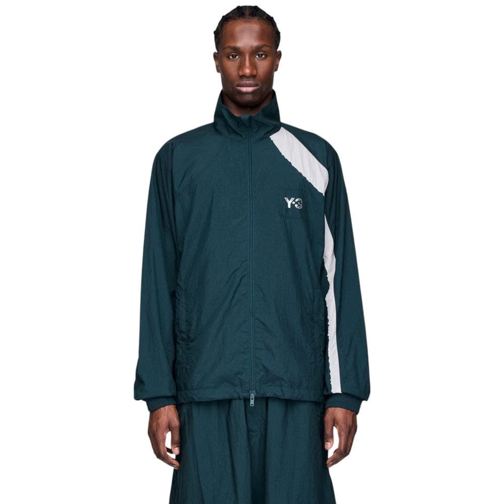 Y-3 RAW EDGE 3 STRIPES NYLON SHELL JACKET