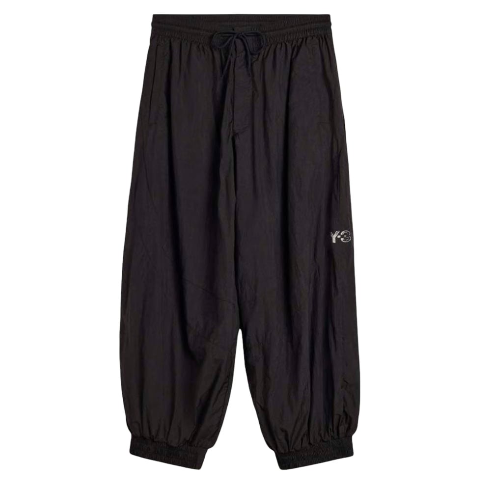 Y-3 RAW EDGE 3 STRIPES NYLON SHELL PANTS