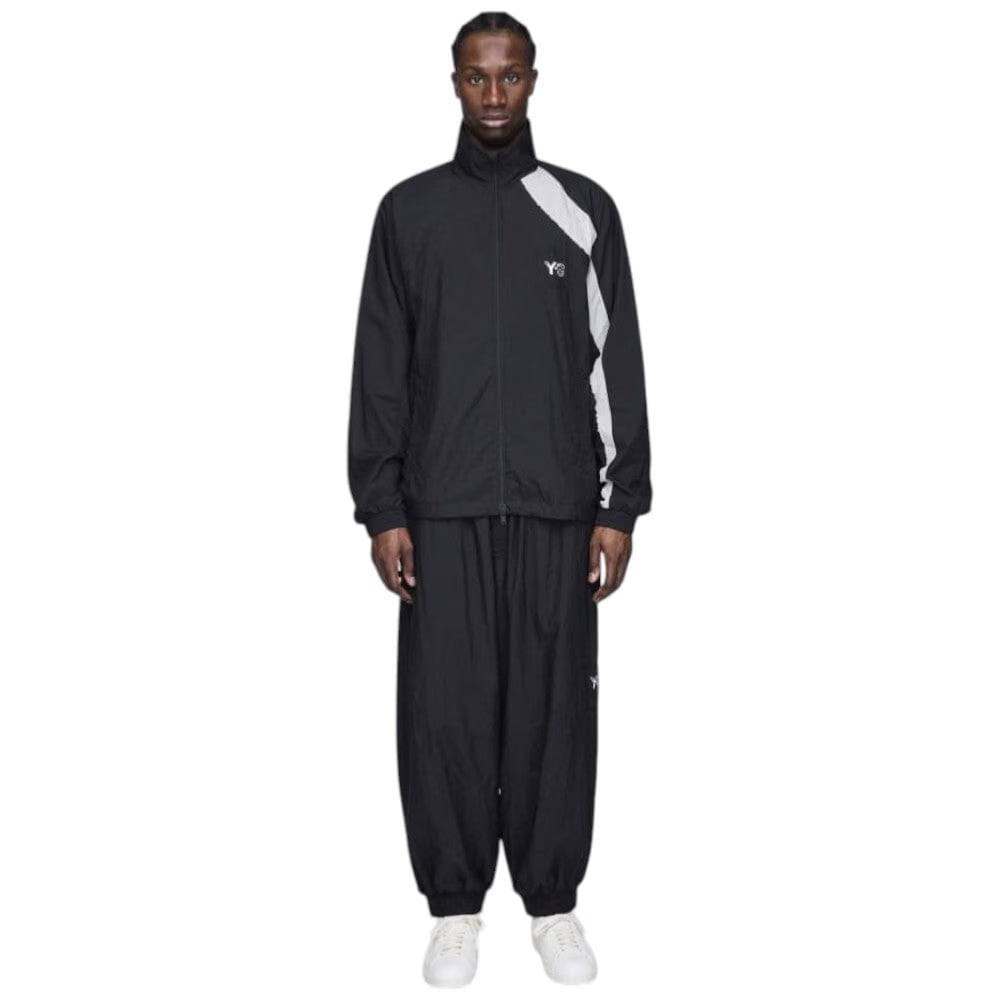 Y-3 RAW EDGE 3 STRIPES NYLON SHELL PANTS