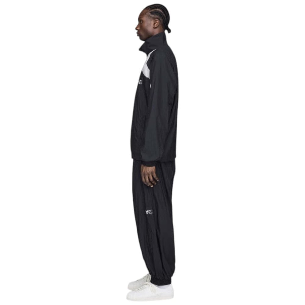 Y-3 RAW EDGE 3 STRIPES NYLON SHELL PANTS