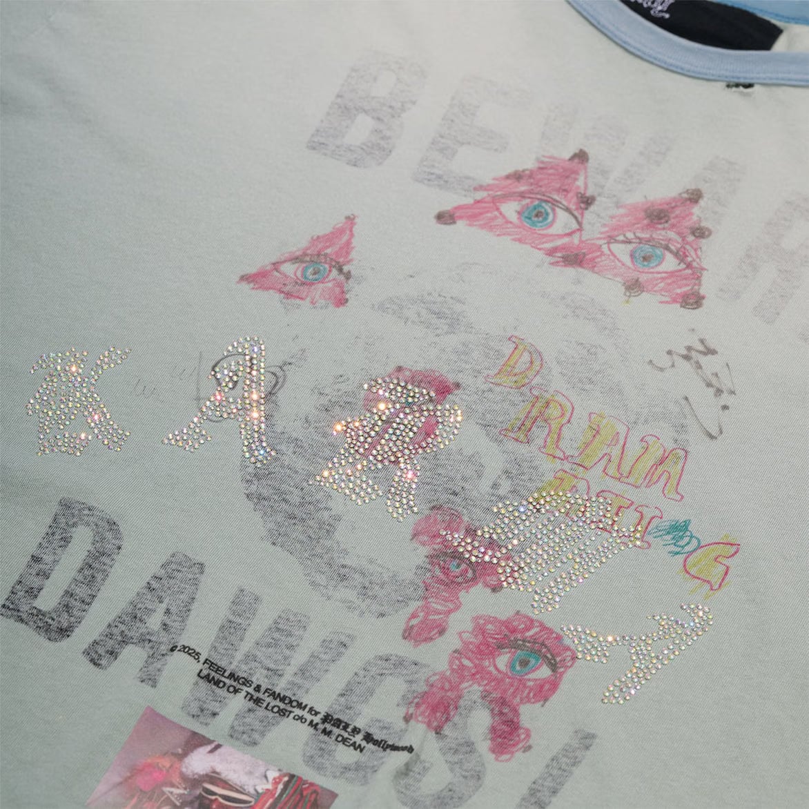 Paly MSTR ME TONAL L/S TEE - BABY BLUE