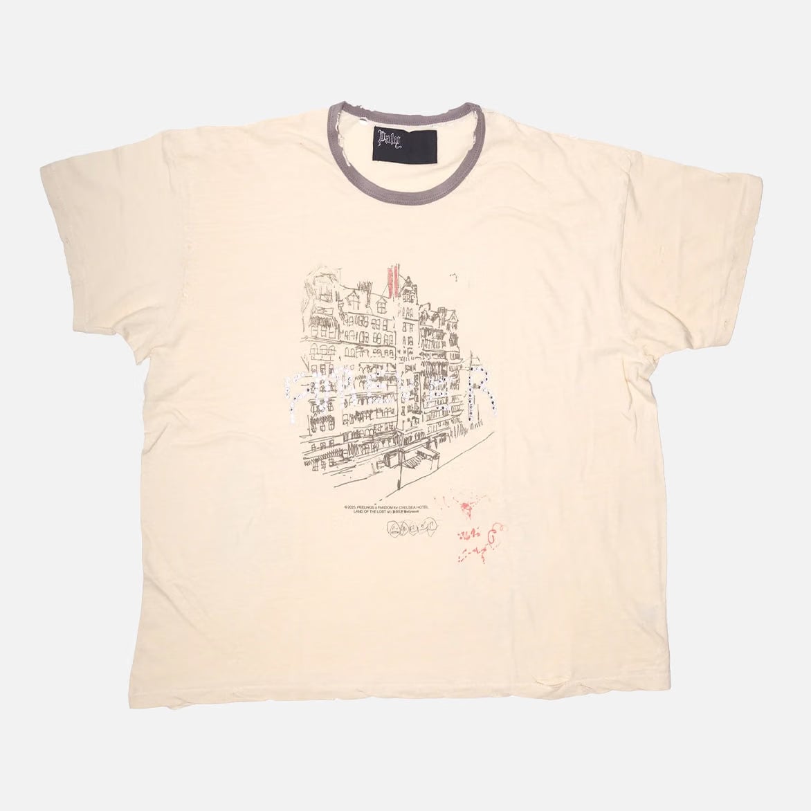 Paly CHELSEAY HOTEL TEE - VINTAGE WHITE