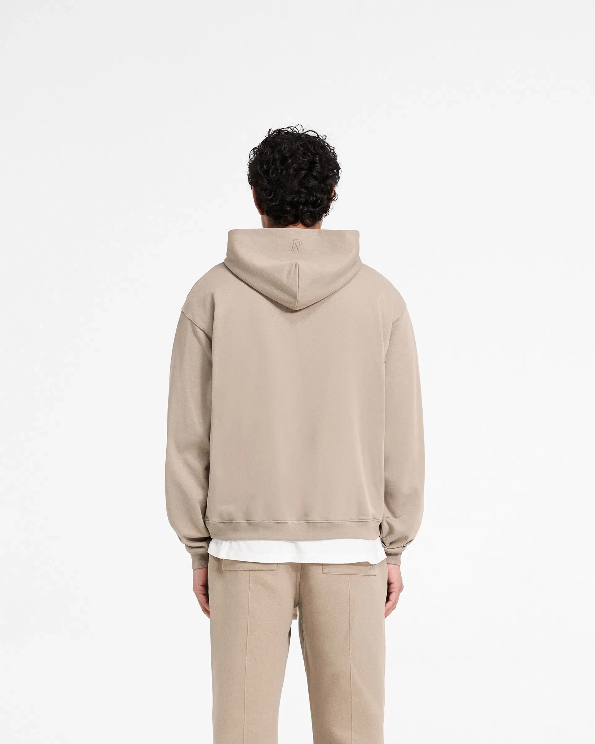 Initial Zip Hoodie - Dune