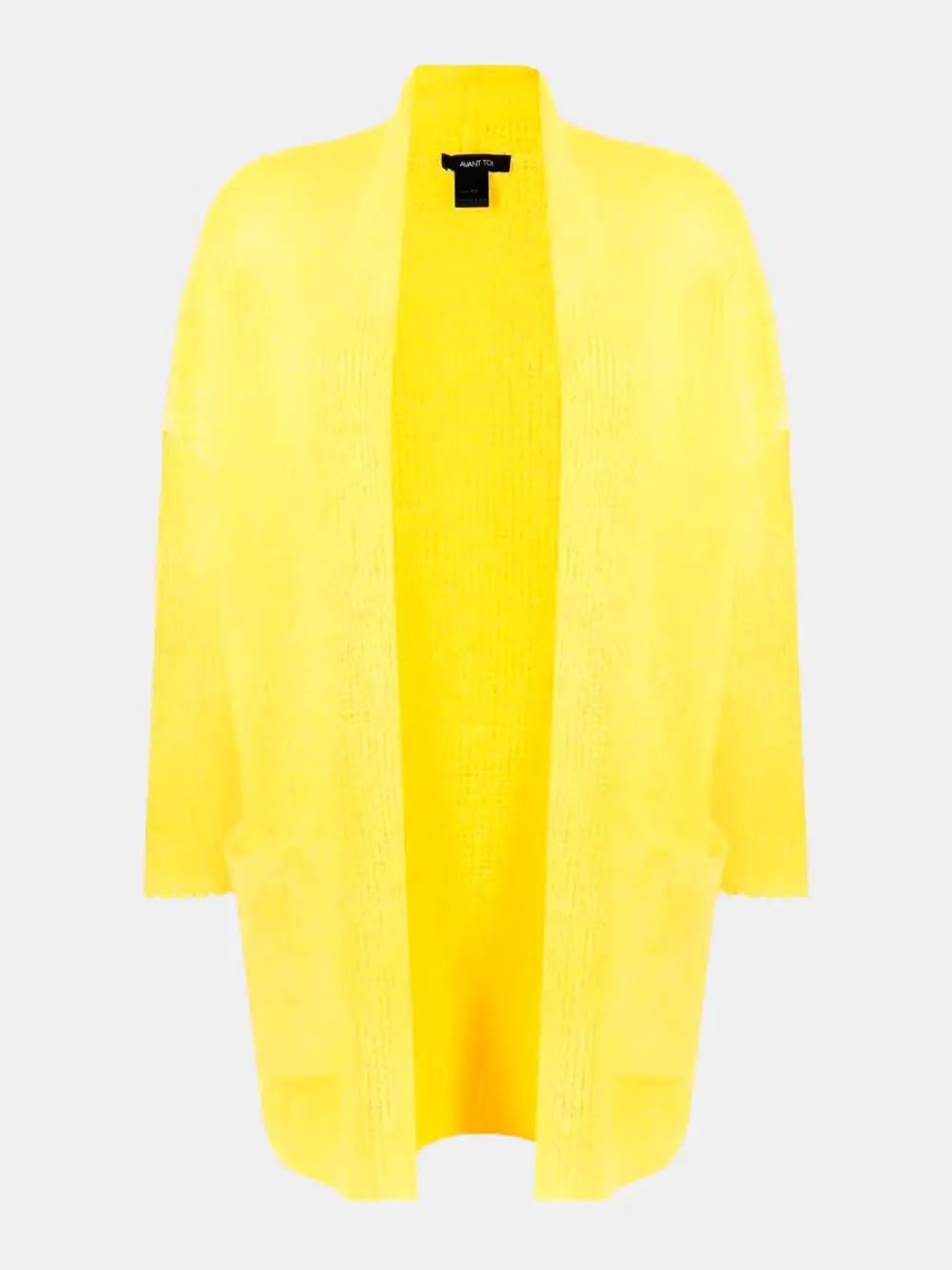Avant Toi Cardigan en cachemire et soie jaune