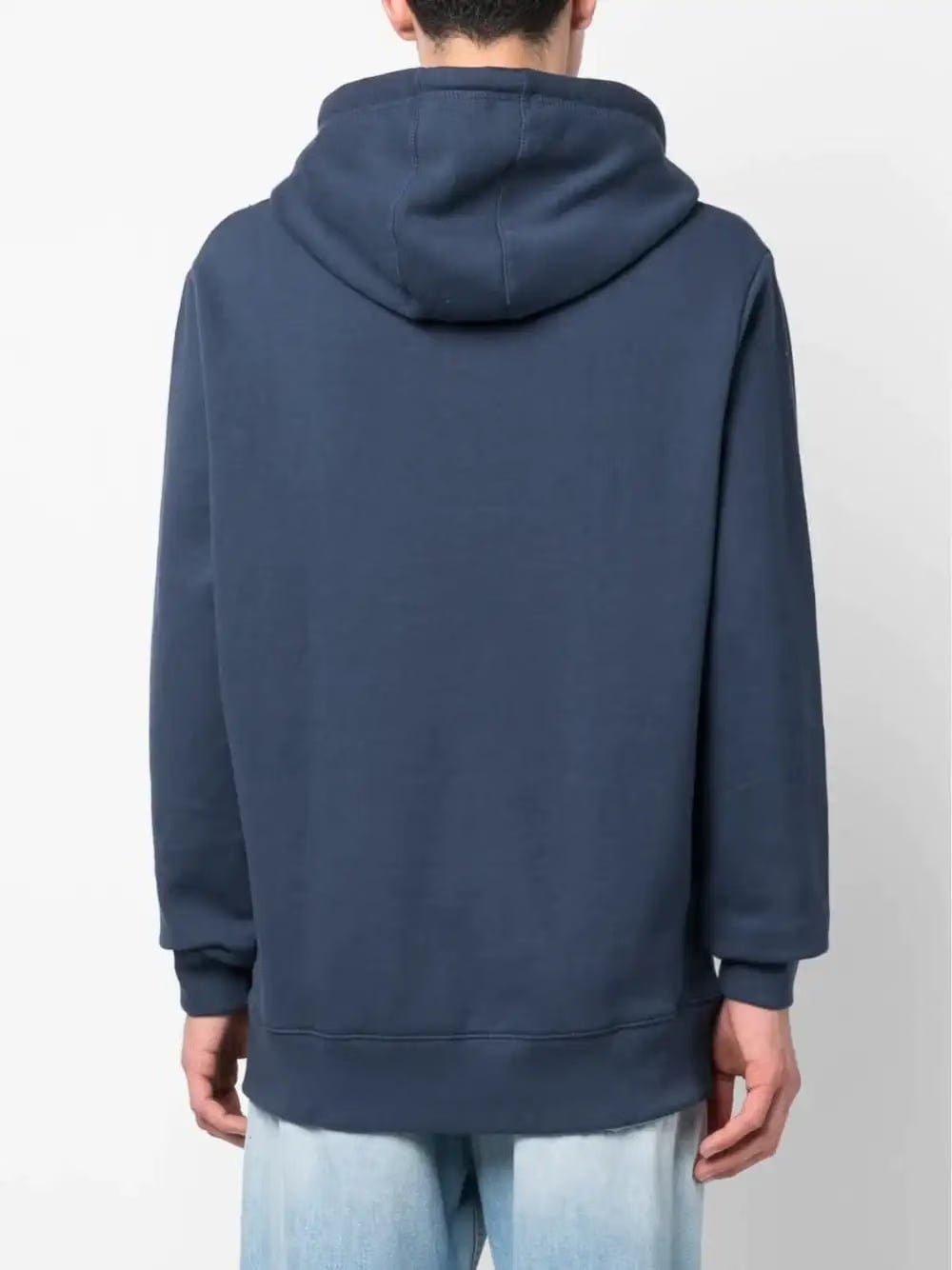 Benjamin Benmoyal Hoodie "POCKET" en coton biologique bleu marine