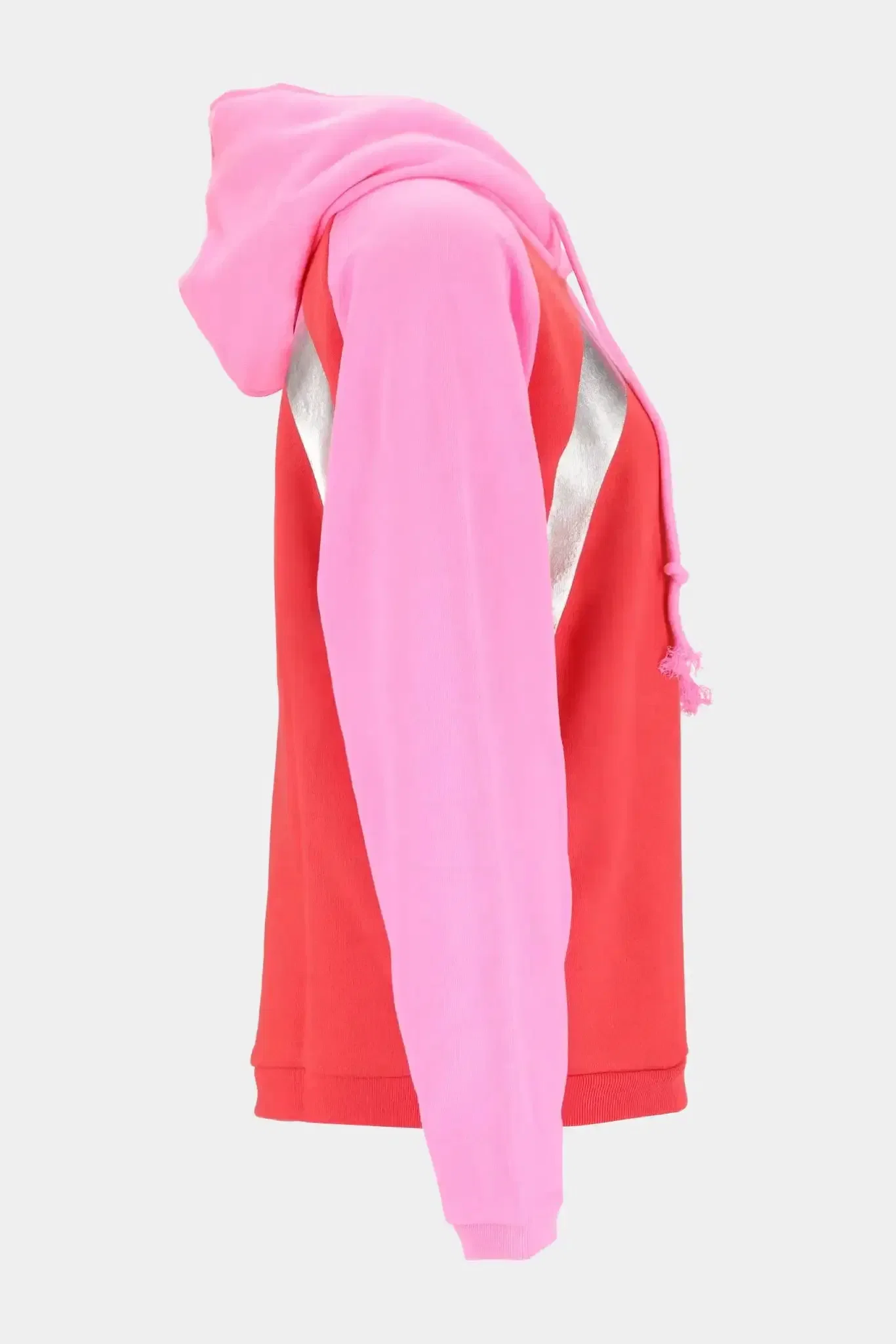 ERL Hoodie en coton à motif argenté
