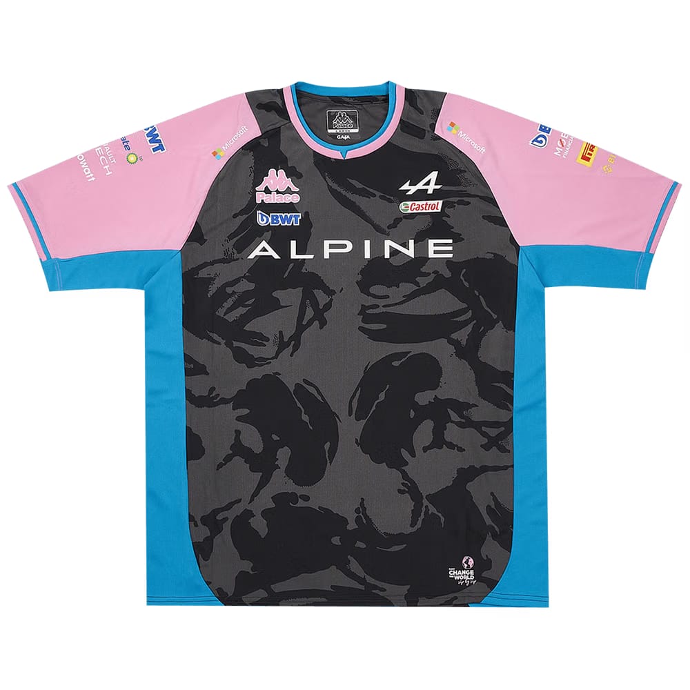 Palace x Kappa For Alpine Driver Jersey Night Desert Camo