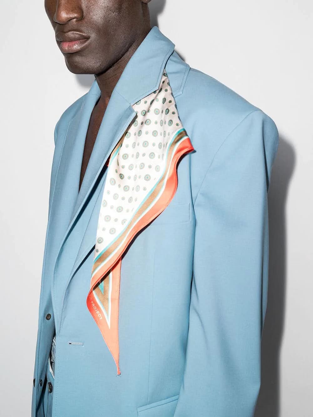Y/Project Blazer oversize à détail de foulard