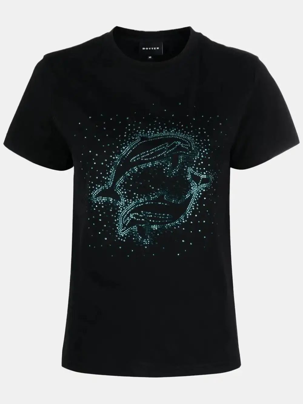 Botter T-shirt à détail de strass