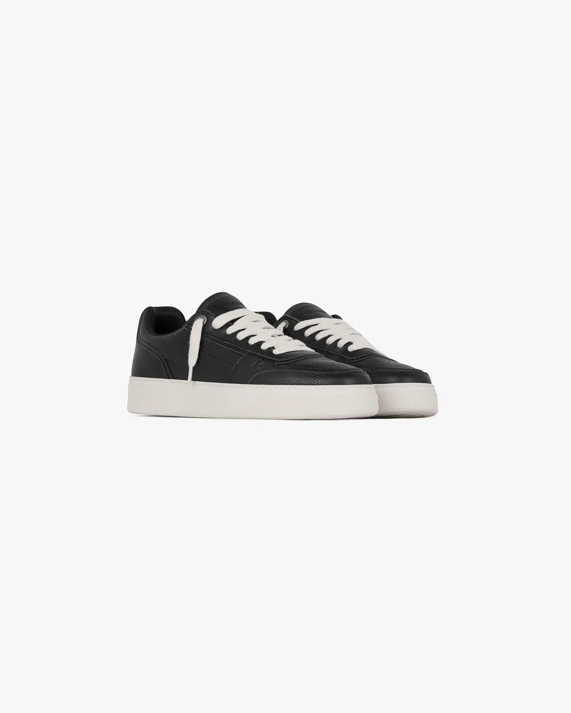 FW24 Initial Sneaker - Leather - Black