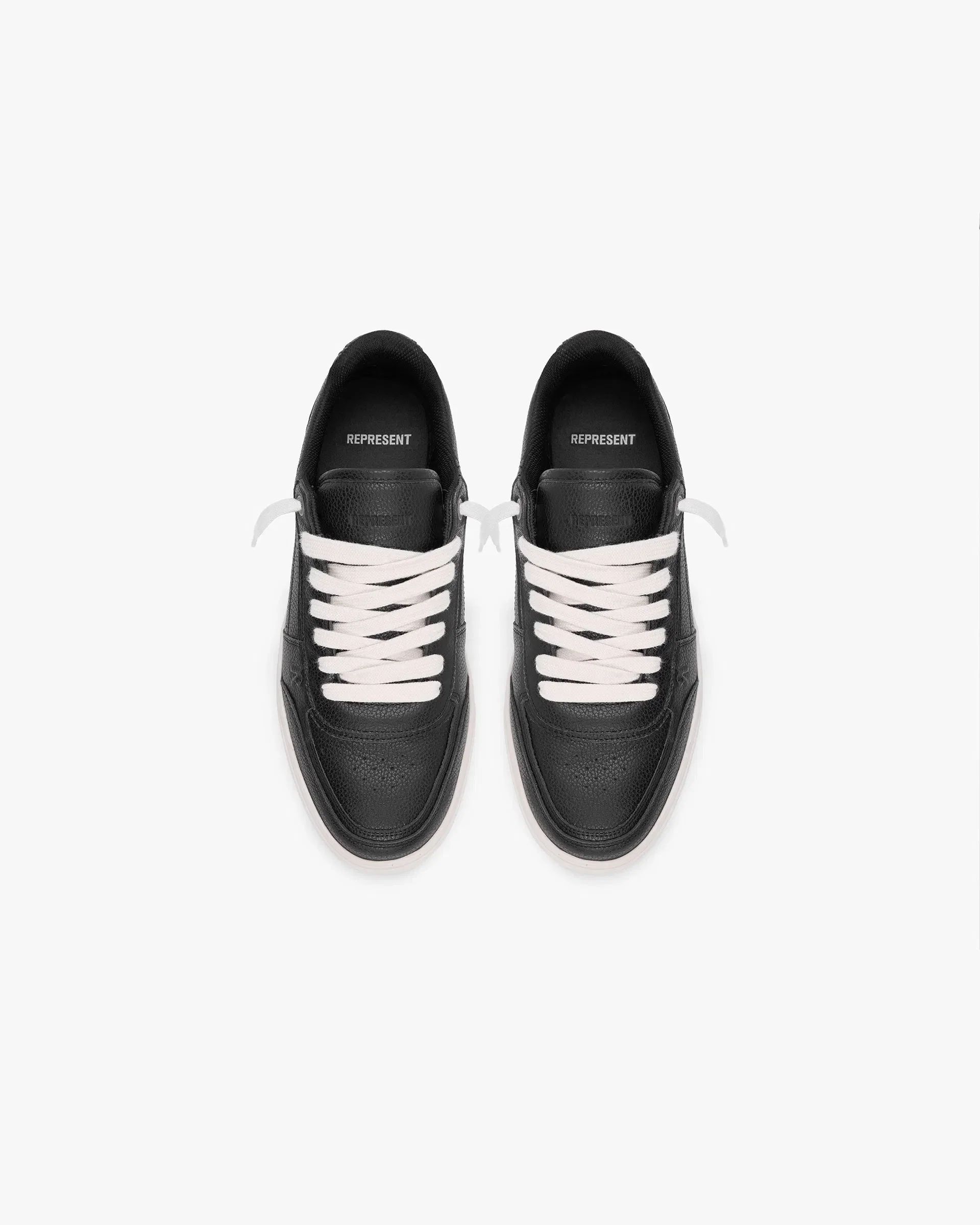 FW24 Initial Sneaker - Leather - Black
