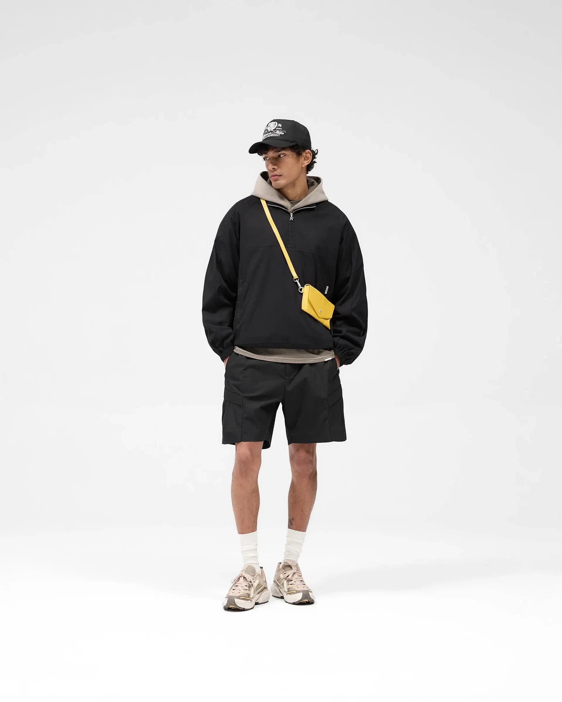 SS25 Quarter Zip Jacket - Black