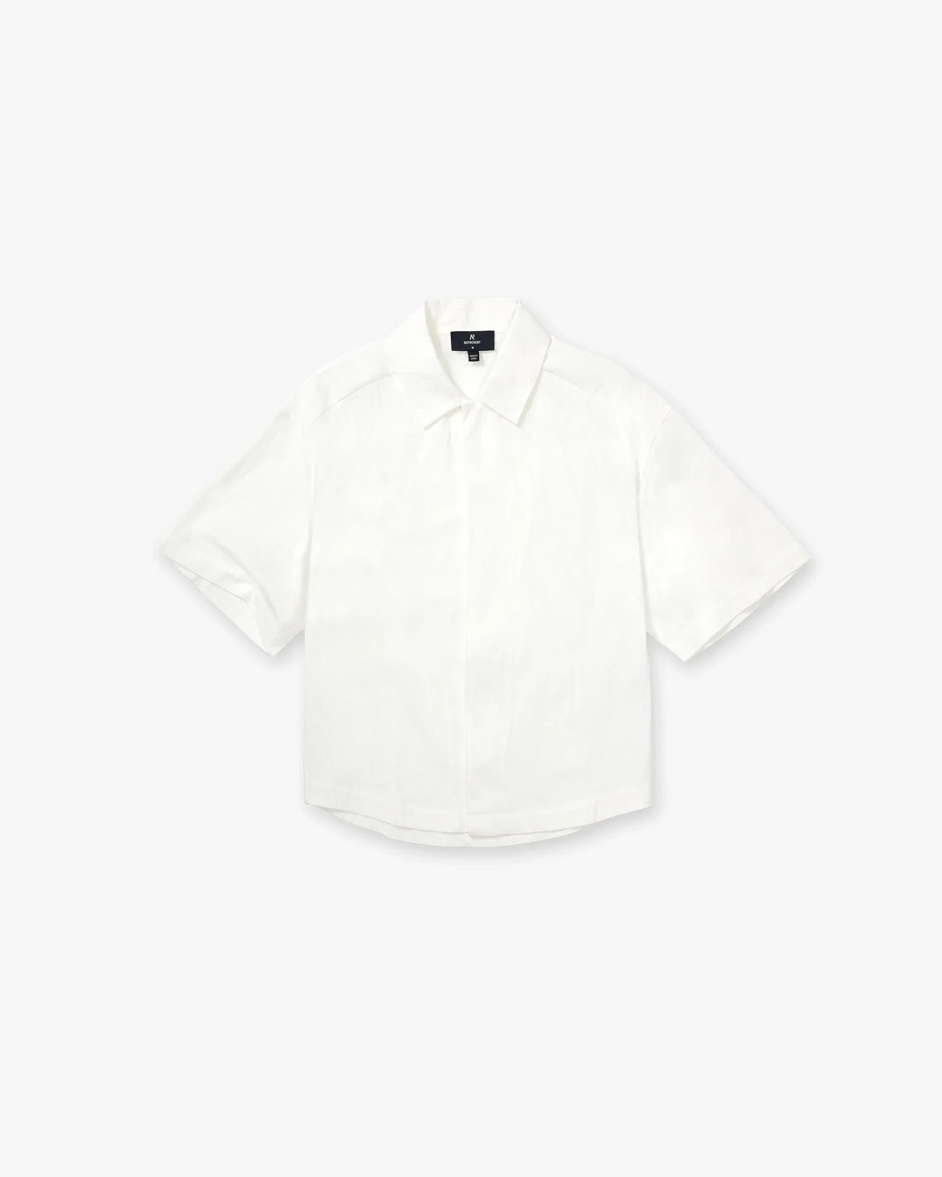 Initial Short Sleeve Shirt - Flat White