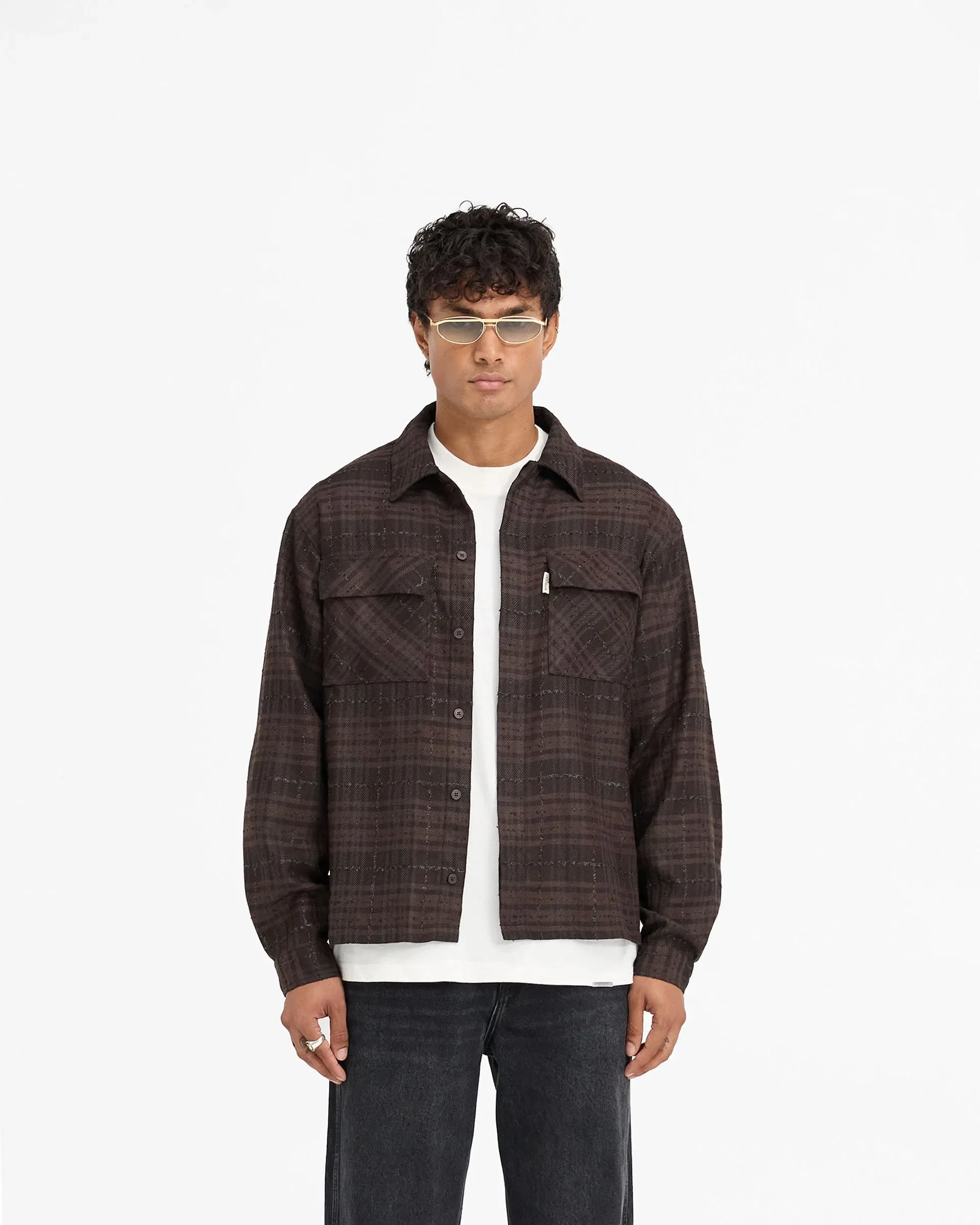 FW24 Rep Flannel Shirt - Coffee