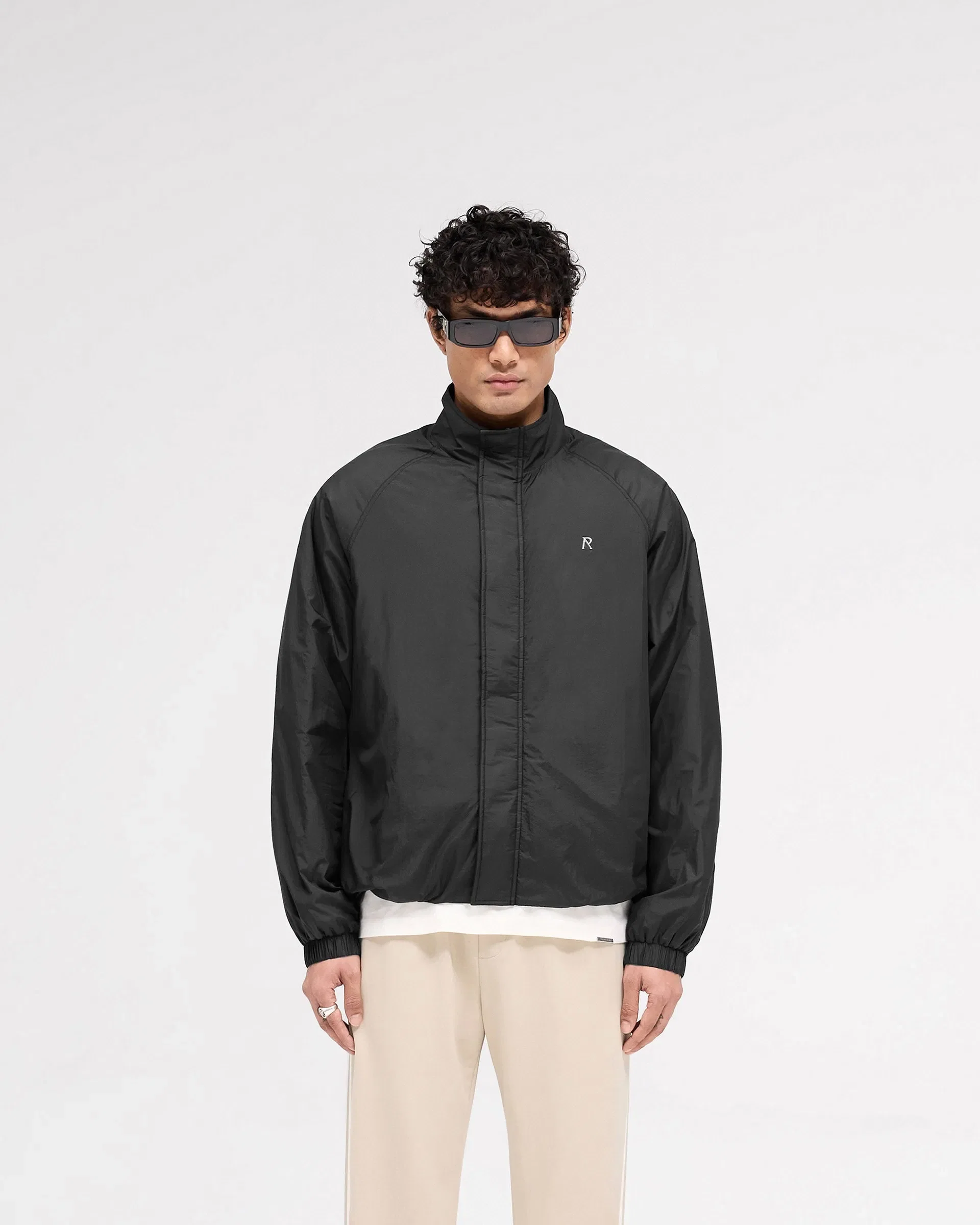 SS25 Funnel Neck Jacket - Black