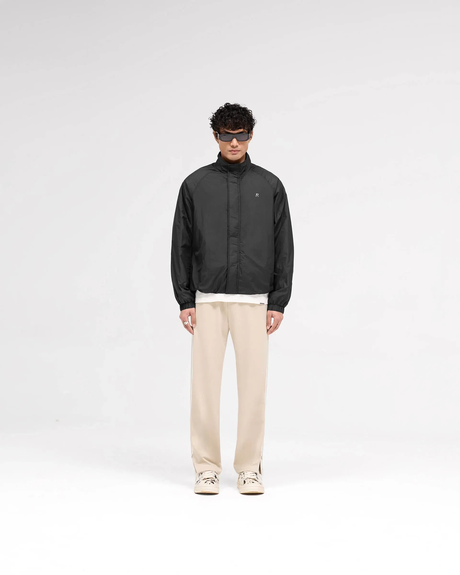 SS25 Funnel Neck Jacket - Black