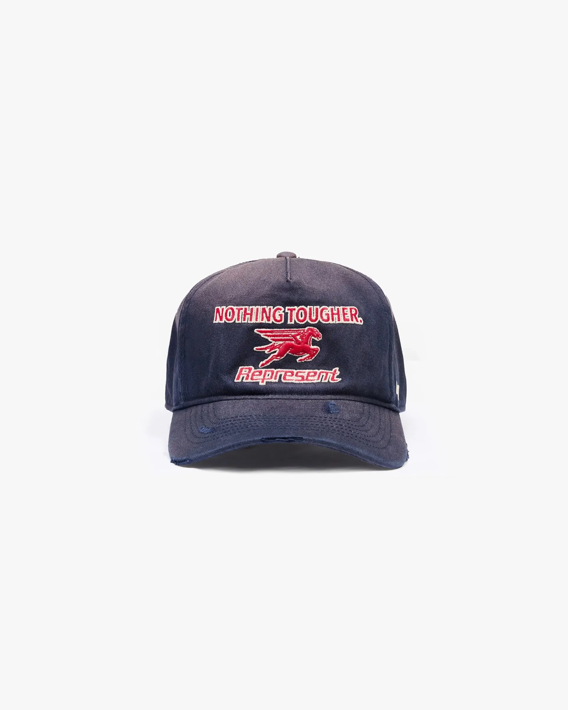 SS26 Represent x 47 Nothing Tougher Cap - Navy