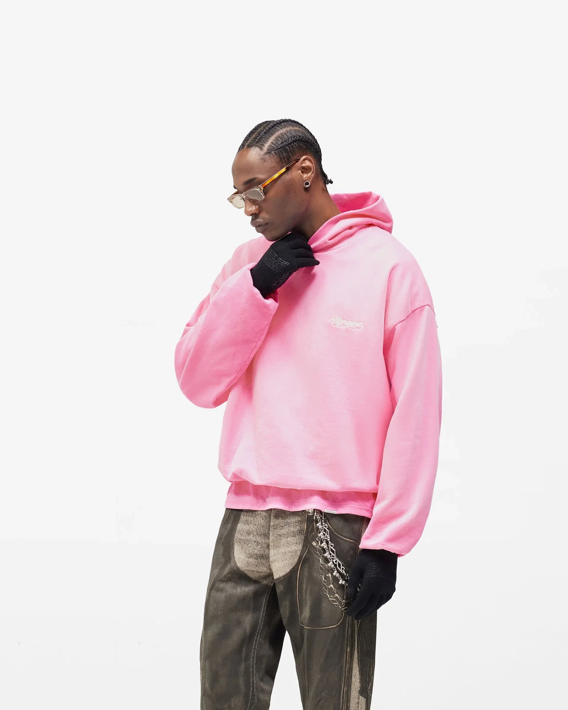 BF25 Dual Layer Script Hoodie - Candy