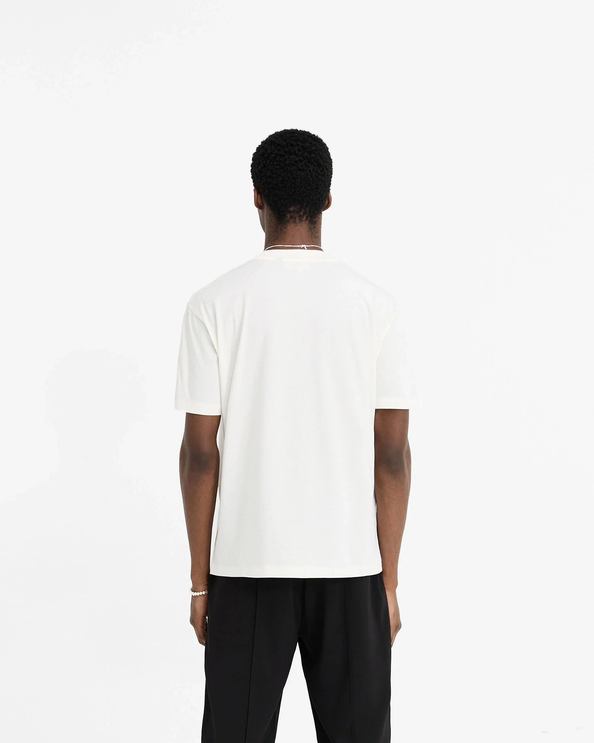 Initial T-Shirt - Flat White
