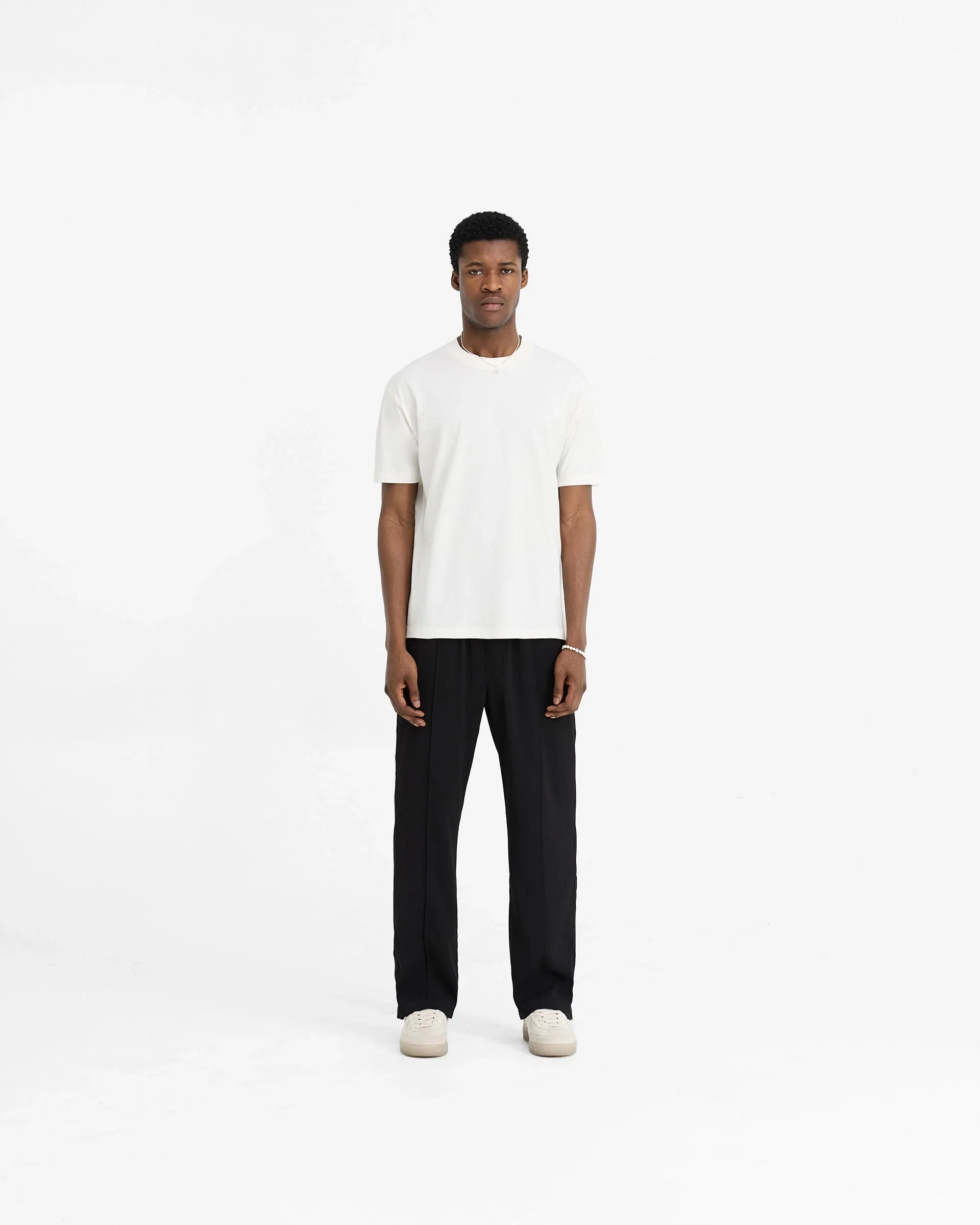 Initial T-Shirt - Flat White