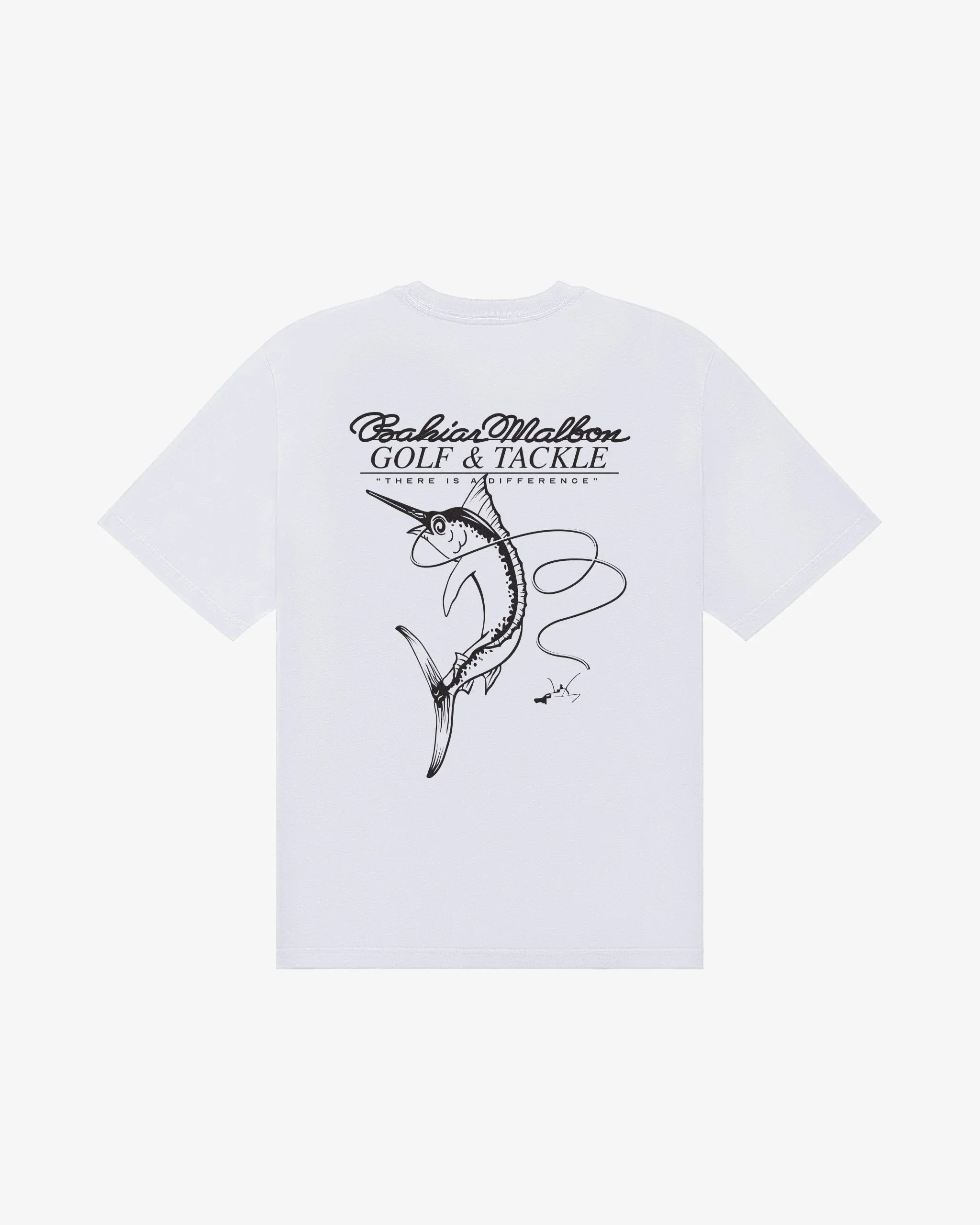 Malbon Golf Bermuda Bahiar Tee – White