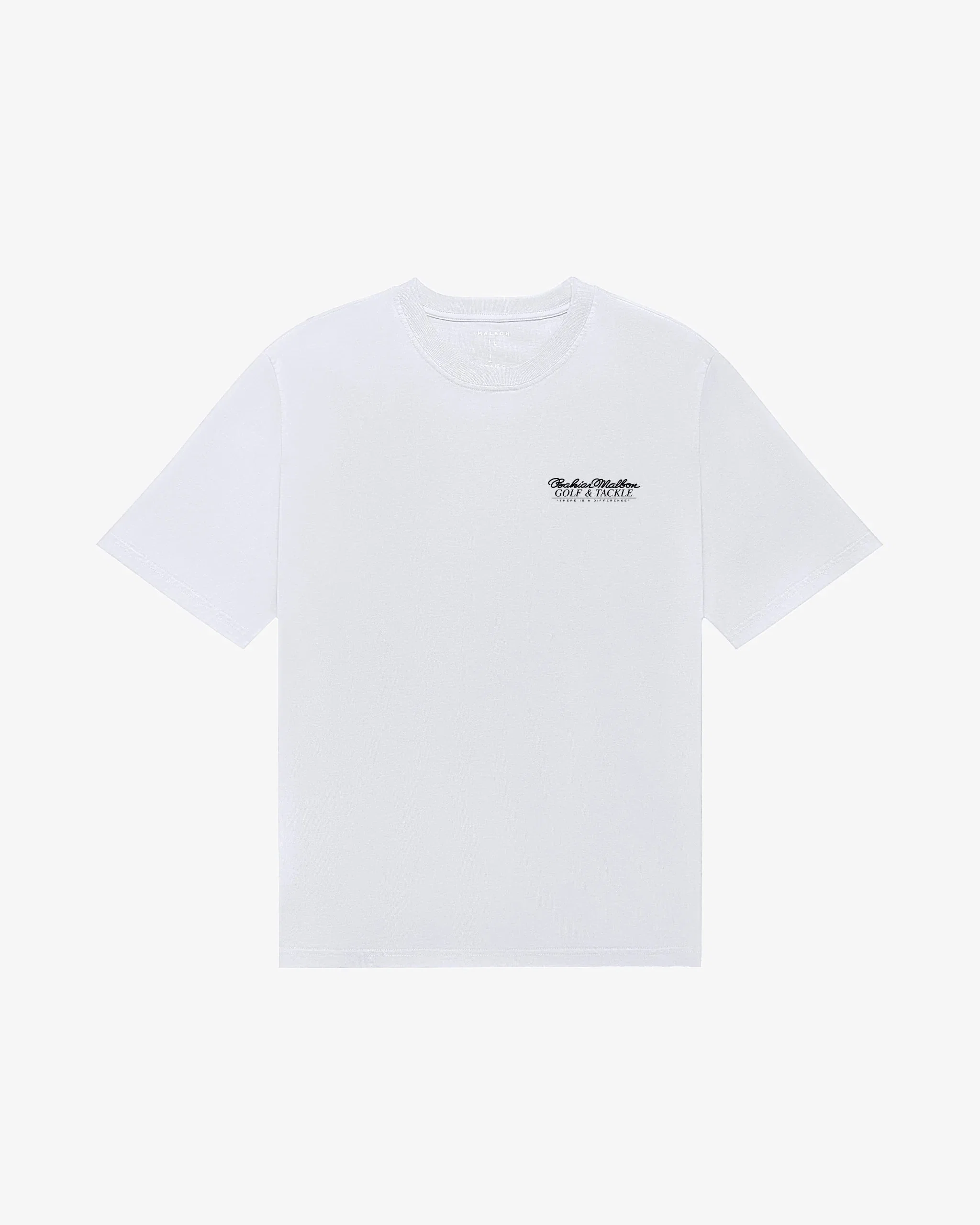 Malbon Golf Bermuda Bahiar Tee – White