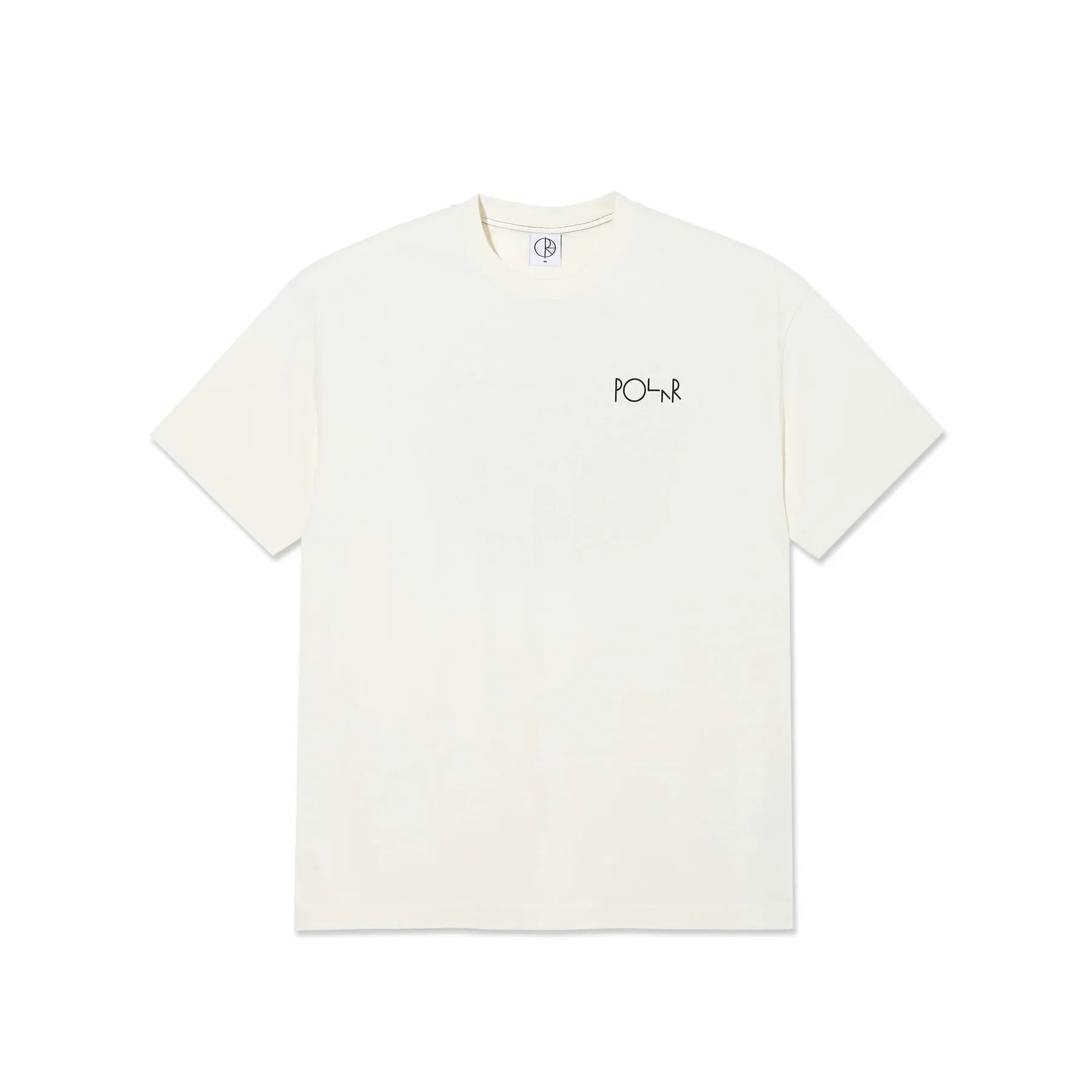Polar Skate Co. Contrast Tee Fill Logo – Ivory/Black