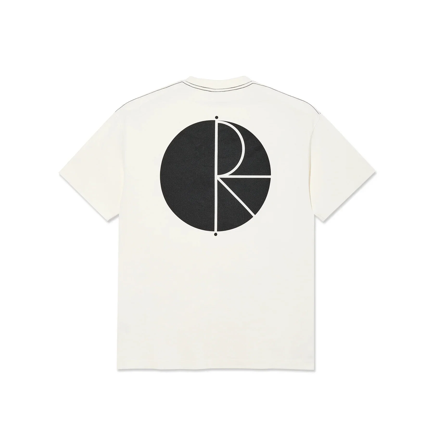 Polar Skate Co. Contrast Tee Fill Logo – Ivory/Black