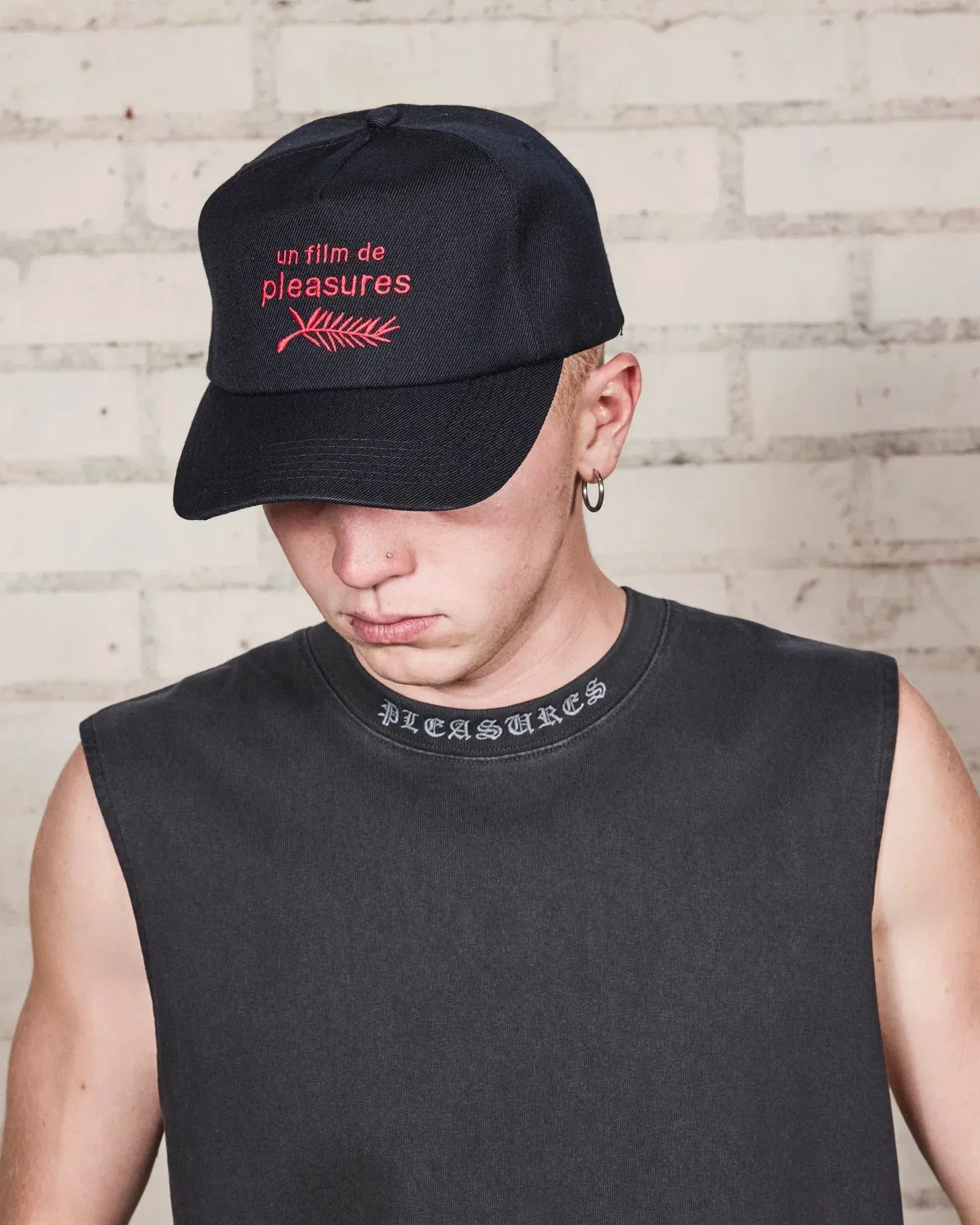 Pleasures Film Snapback Black