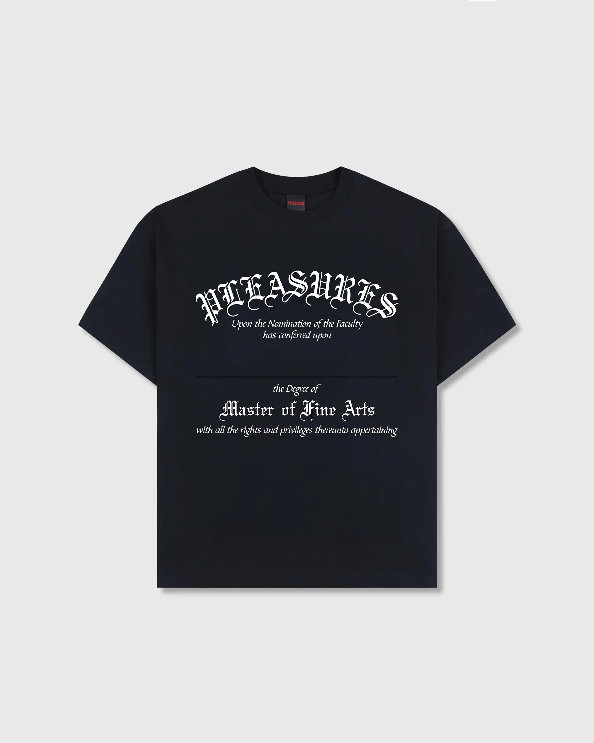 Pleasures Degree T-Shirt Black
