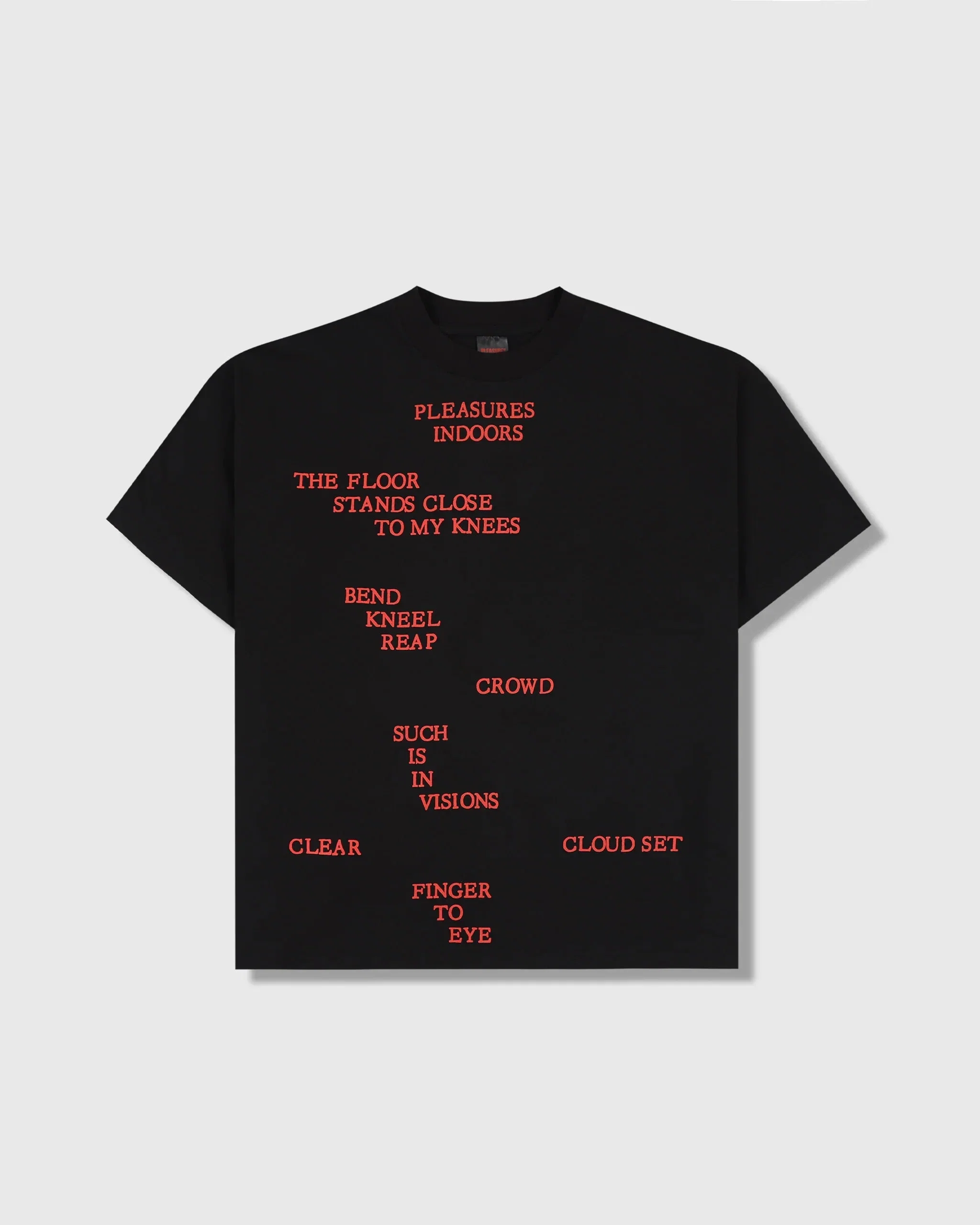 Pleasures Indoors T-Shirt Black