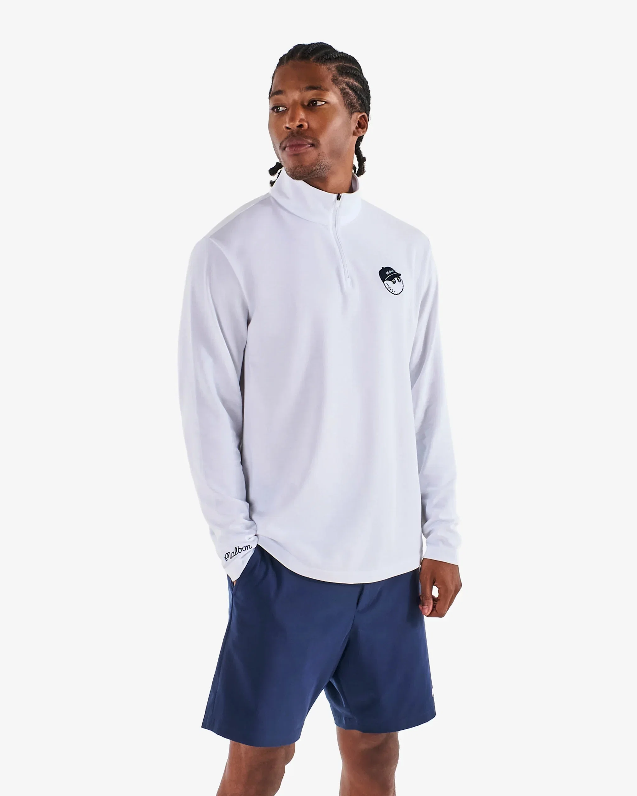 Malbon Golf Malbon Ripley Coolcore Shorts Navy
