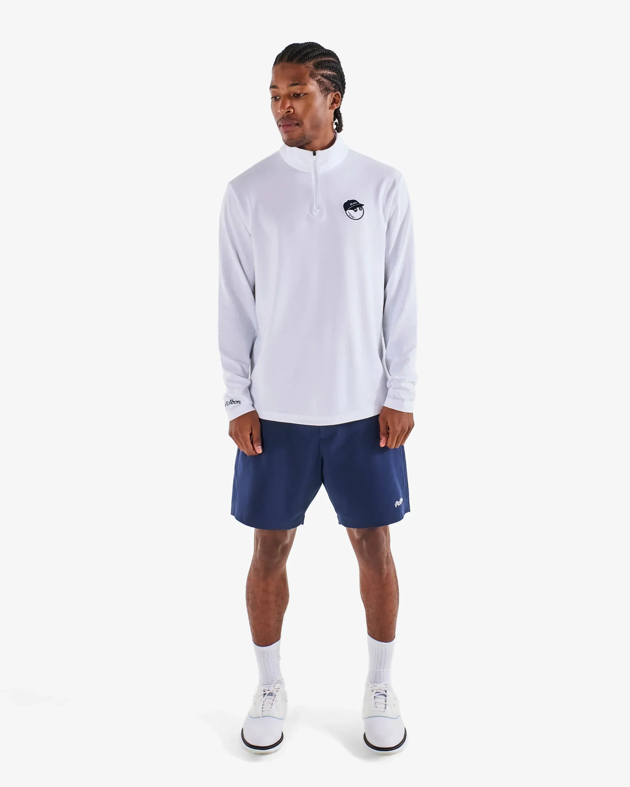 Malbon Golf Malbon Ripley Coolcore Shorts Navy