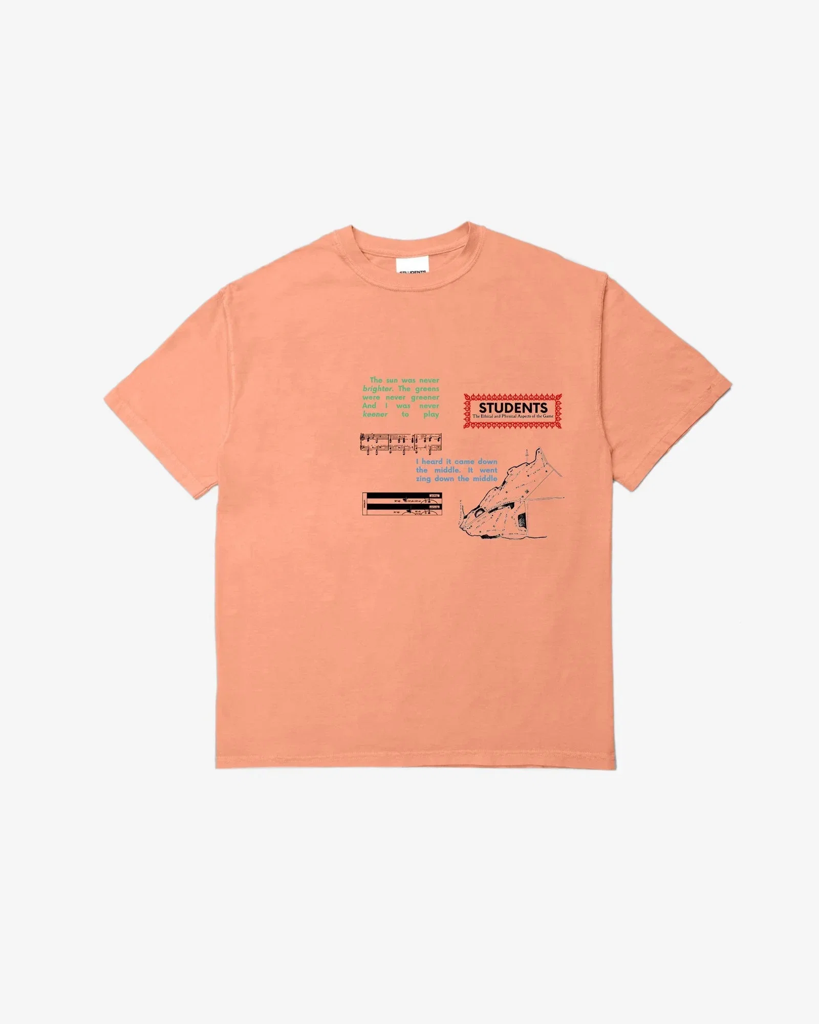 Students Golf Theory S/S T-Shirt Melon