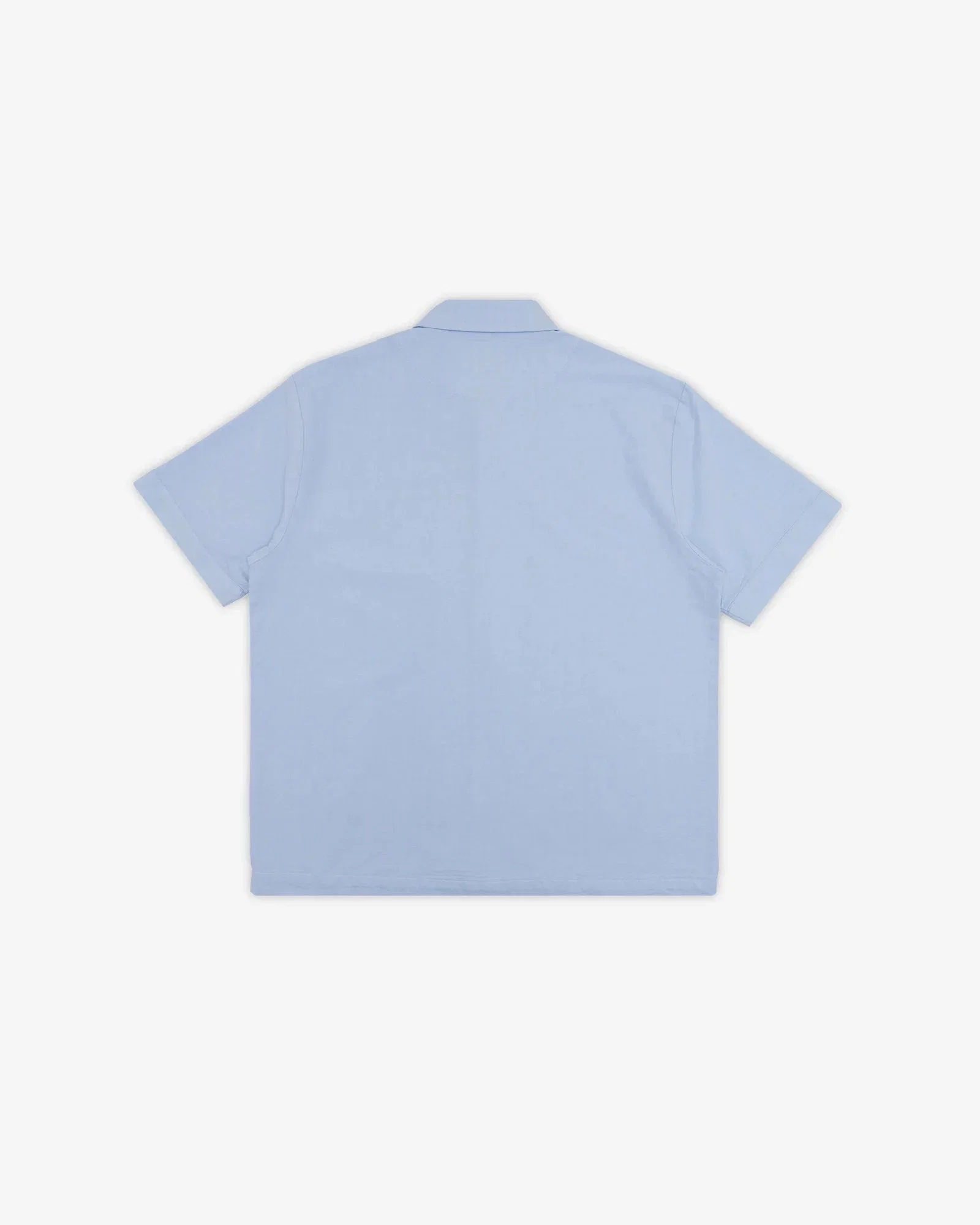Students Golf Crescent S/S Button Up Shirt Blue