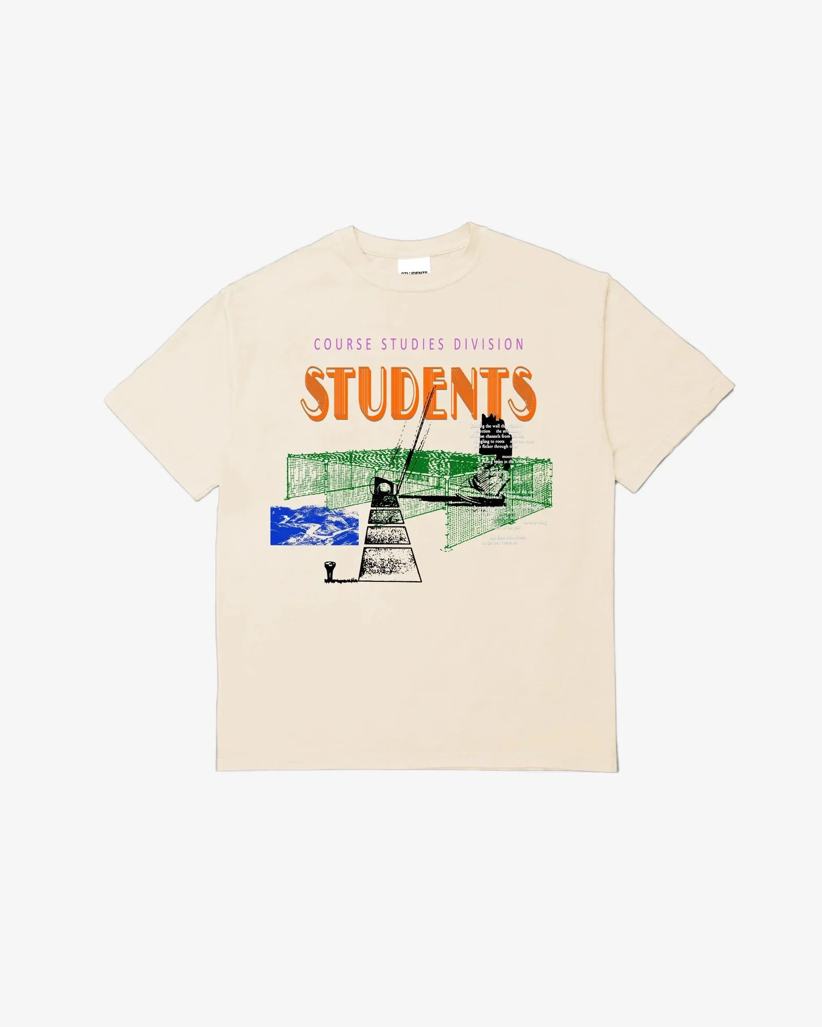 Students Golf Twilight S/S T-Shirt Beige