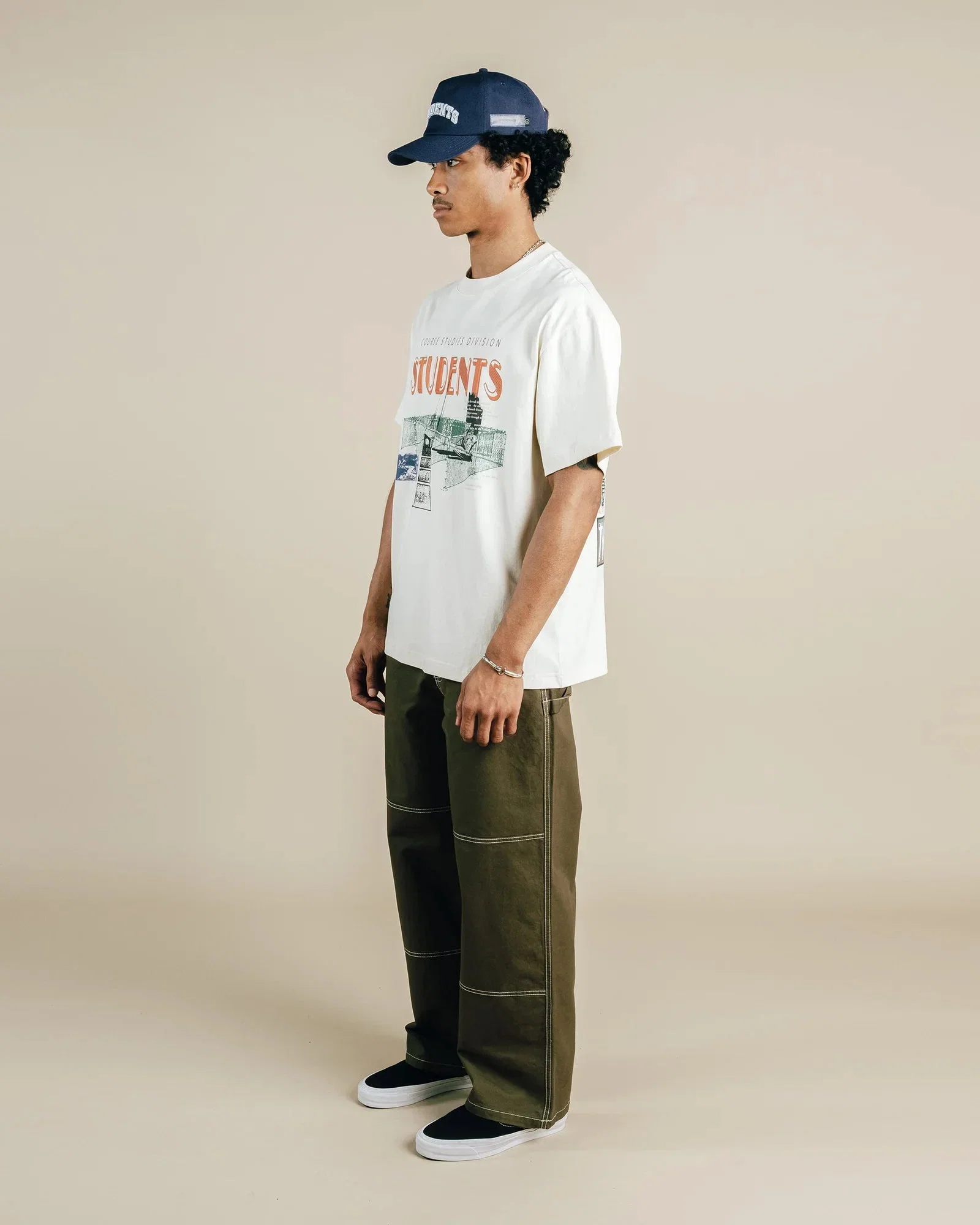 Students Golf Twilight S/S T-Shirt Beige