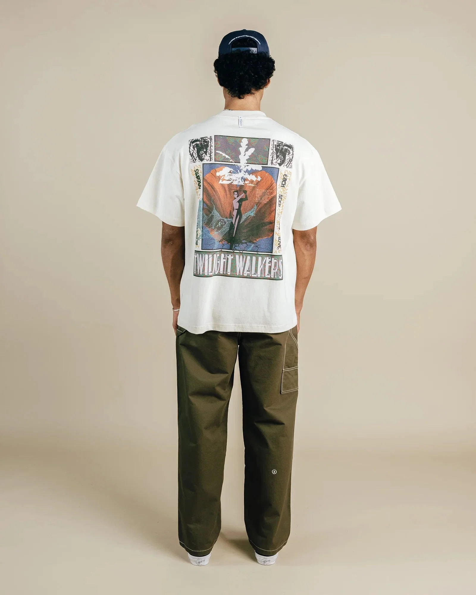 Students Golf Twilight S/S T-Shirt Beige