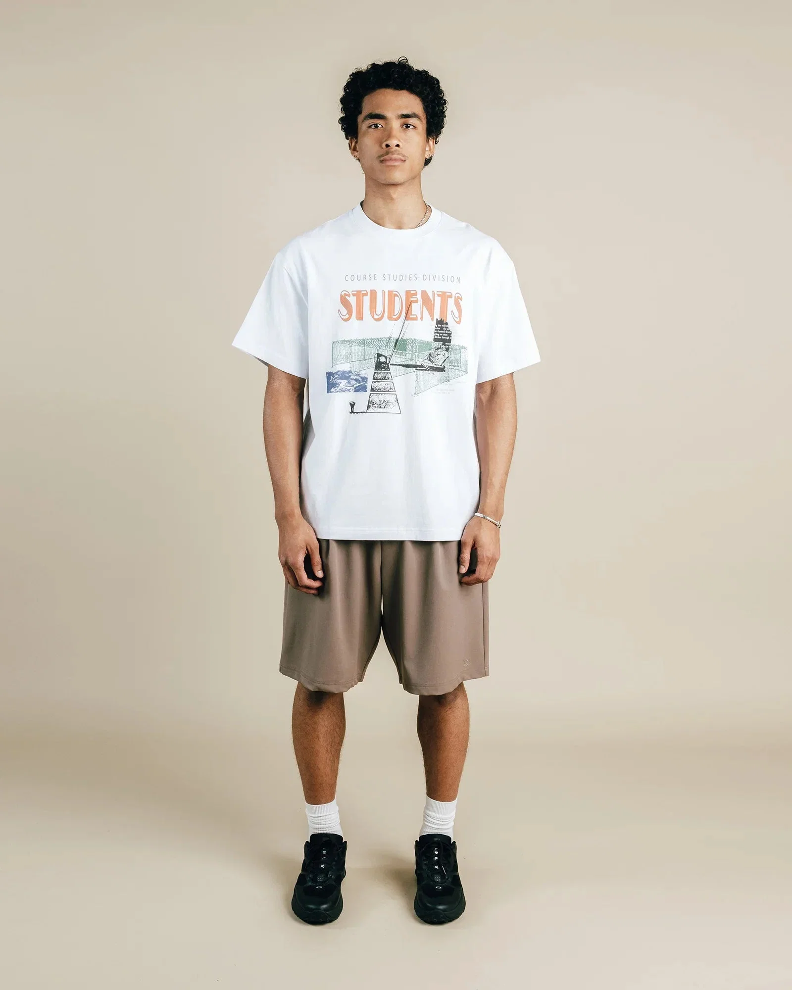 Students Golf Twilight S/S T-Shirt White