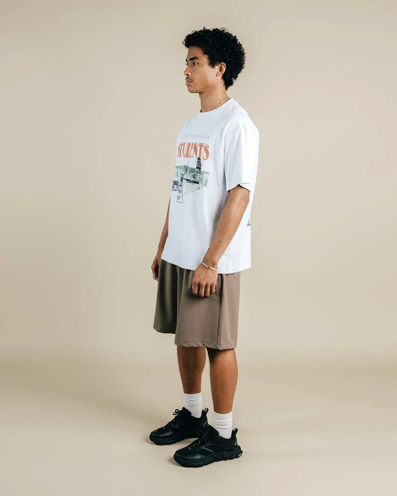 Students Golf Twilight S/S T-Shirt White