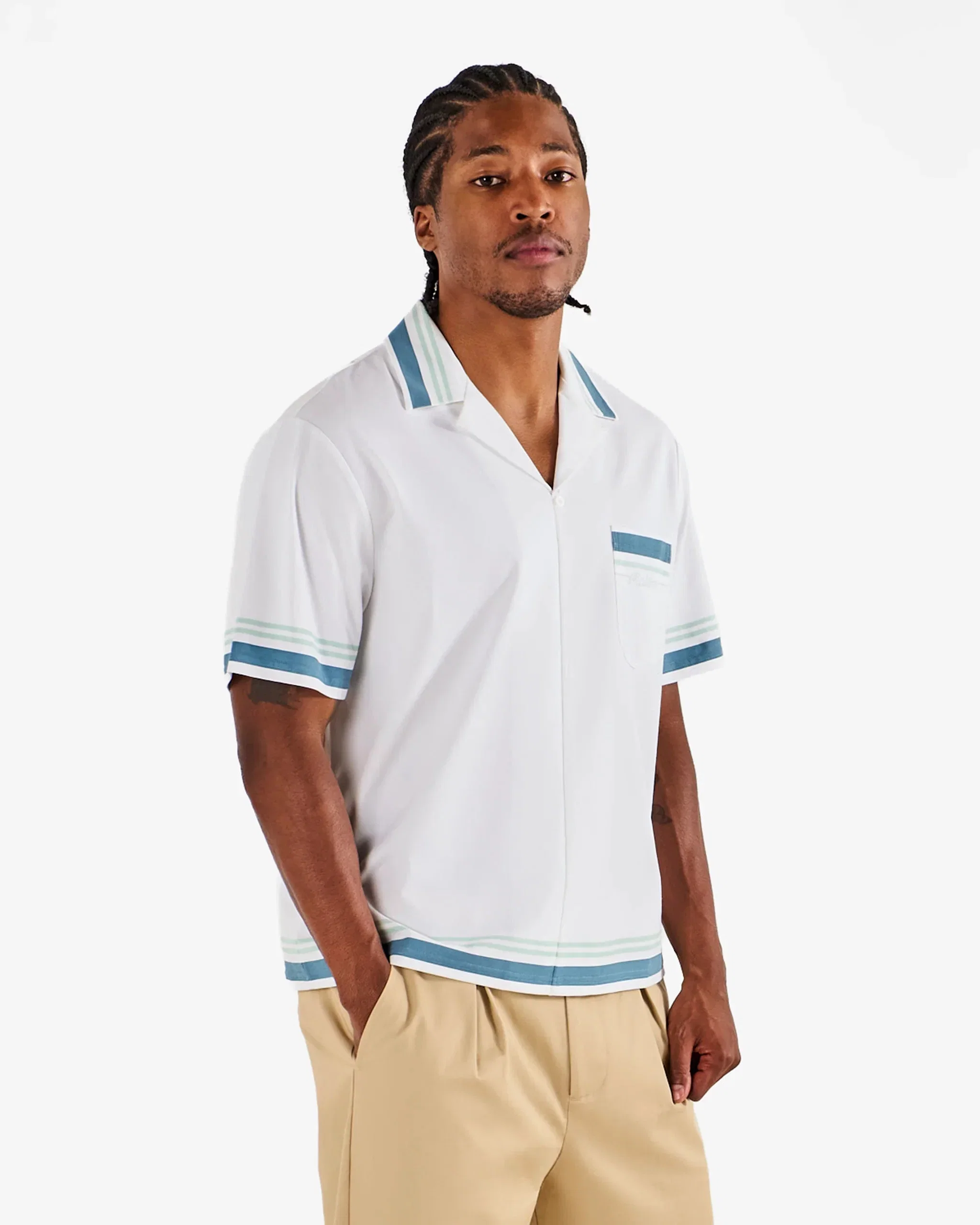 Malbon Golf Ventura Camp Shirt